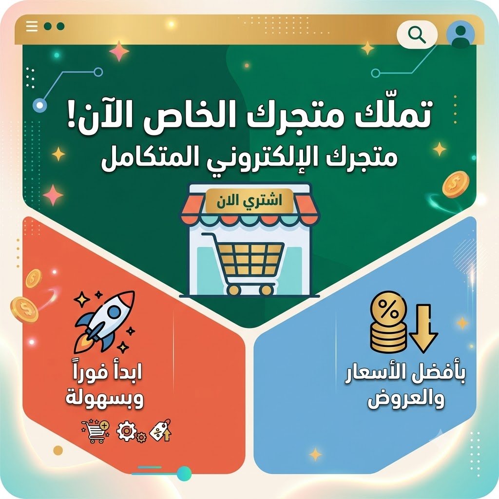 اشتري متجرك الأن