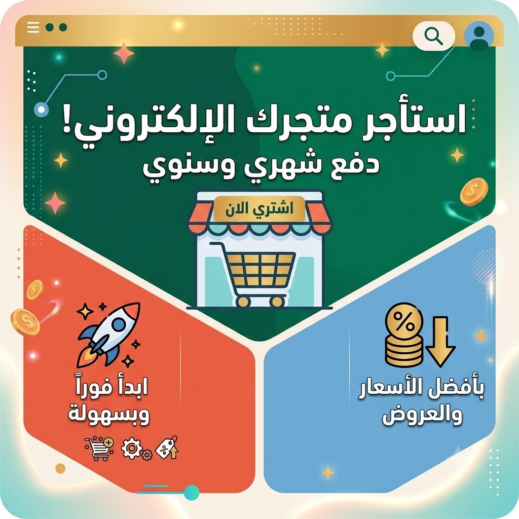 استأجر متجرك الأن